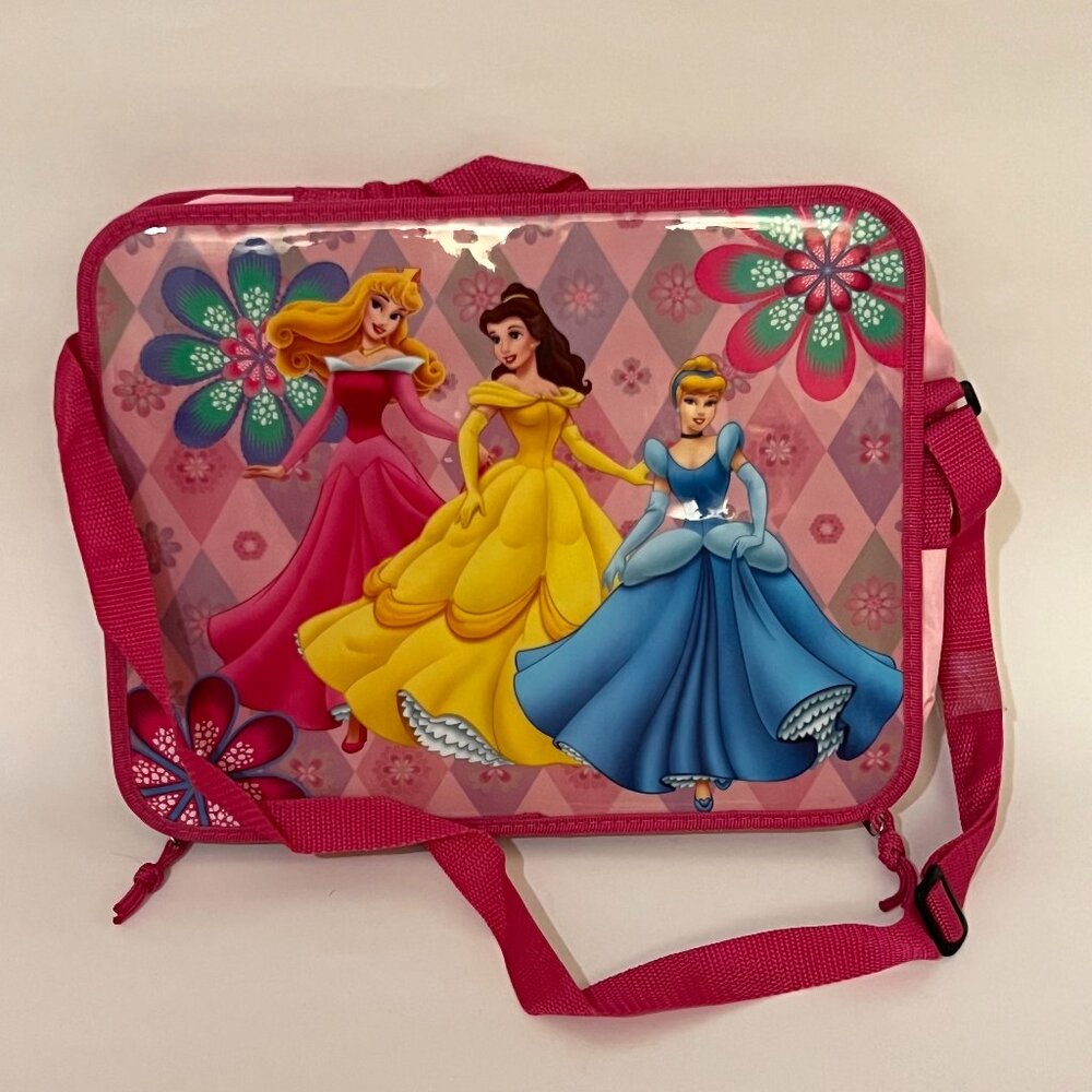 Disney Princess Travel Desk 2 In 1 Laptop Travel Desk W/ Dry Erase Surface NWT